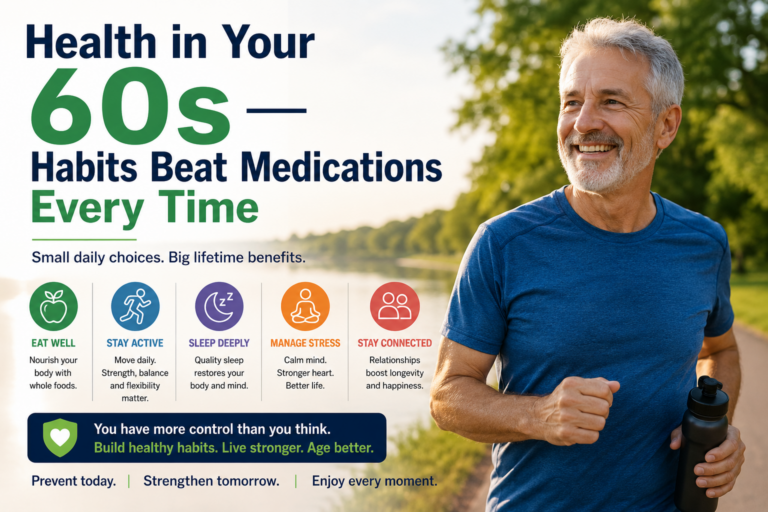 Health in Your 60s — Habits Beat Medications Every Time