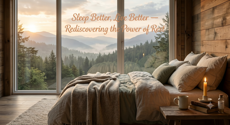 Sleep Better, Live Better — Rediscovering the Power of Rest