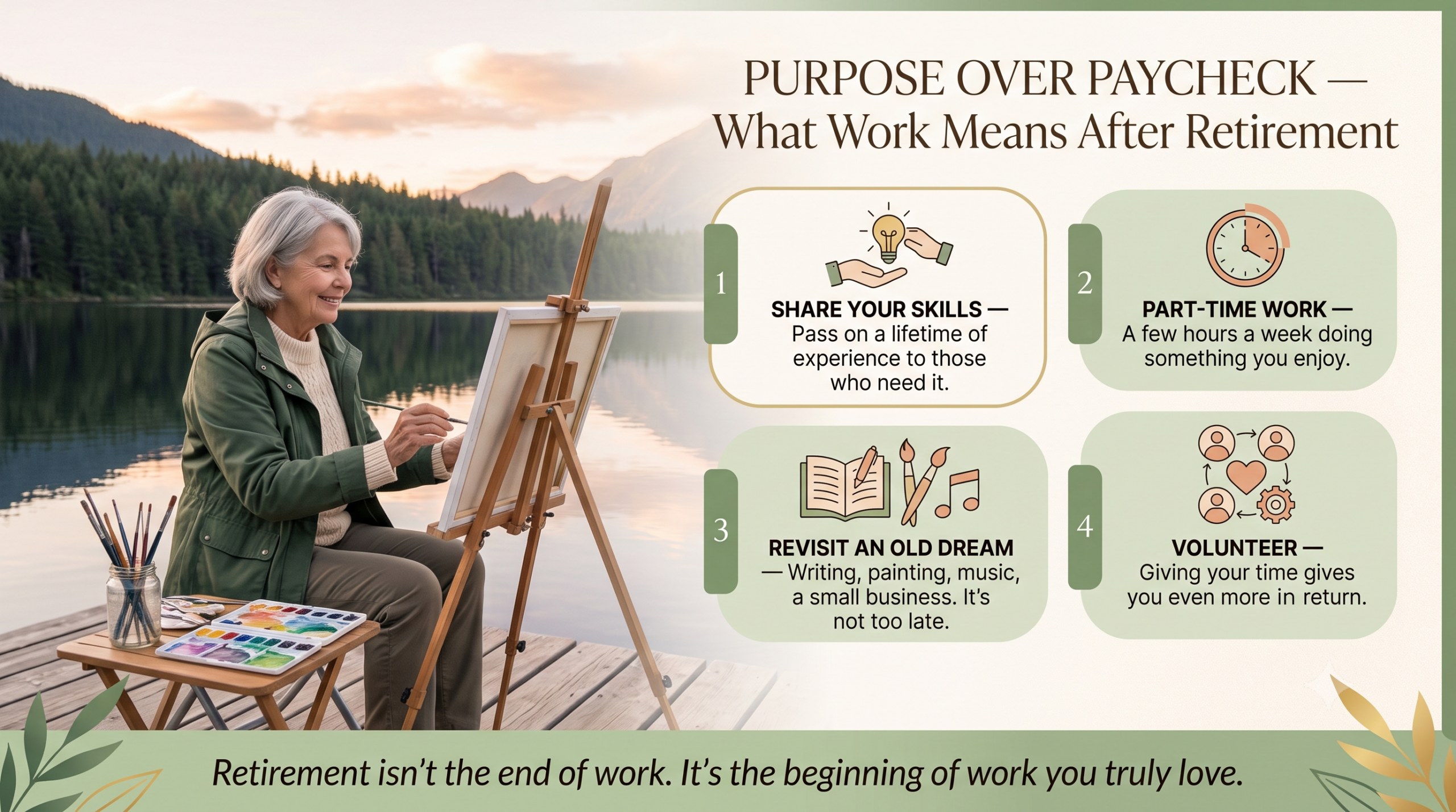 Purpose Over Paycheck — What Work Means After Retirement