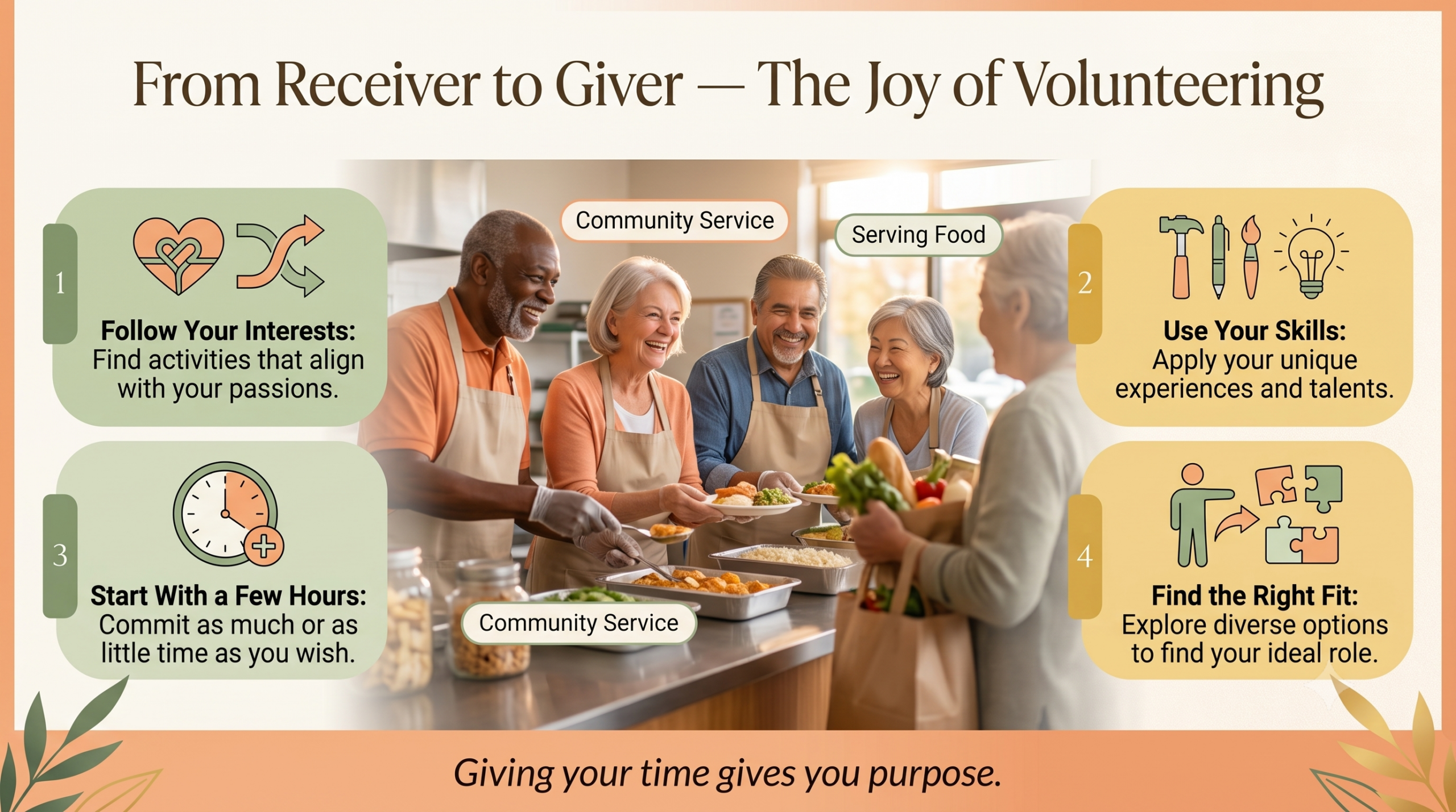 From Receiver to Giver — The Joy of Volunteering